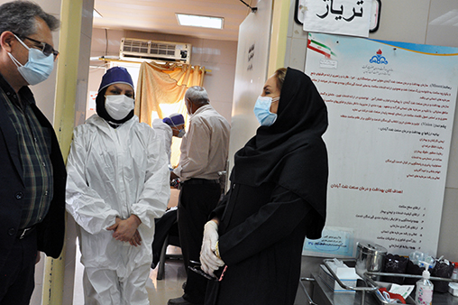 رییس بیمارستان  تبریک سال نو