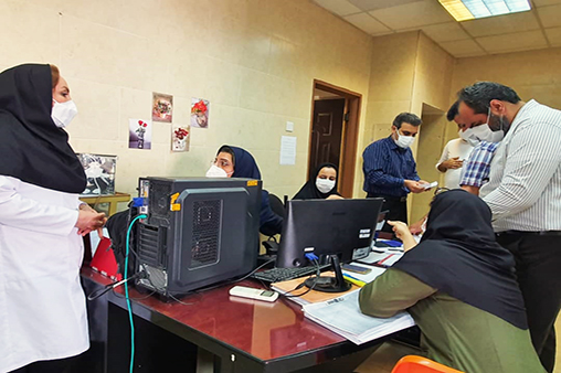 واکسیناسیون رییس بیمارستان