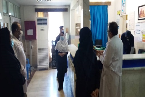 بازدید رییس بهداشت و درمان از بخش ها 4