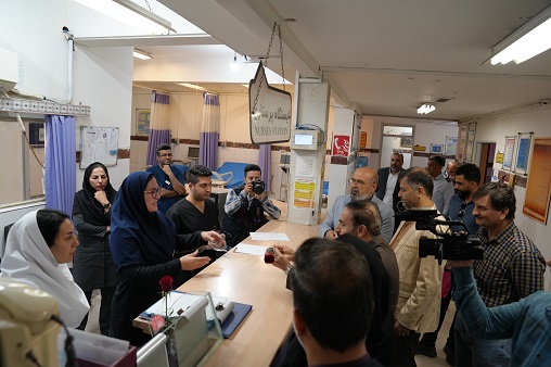 مدیر عامل پالایشگاه روز پرستار 2