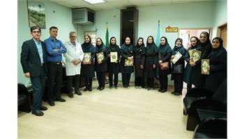 گزارش تصویری/ تقدیر از ماما های شاغل در بهداشت و درمان صنعت نفت آبادان