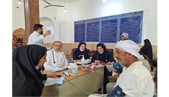 گزارش تصویری/ قریب به دویست ویزیت و مشاوره پزشکی ، مامایی و تغذیه در قالب اردوی جهادی در روستای صیداویه