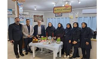 گزارش تصویری/ بازدید نوروزی ریاست بهداشت و درمان صنعت نفت آبادان و جمعی از مدیران ارشد از بخش های درمانی