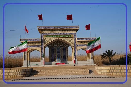 گزارش تصویری/ بازدید کارکنان بهداشت و درمان صنعت نفت آبادان از منطقه عملیاتی علقمه به مناسبت هفته بسیج