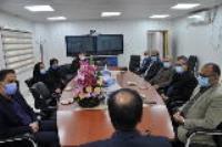 عکس های دیدار هیئت رییسه  بهداری با مدیر عامل جدید پالایشگاه  1